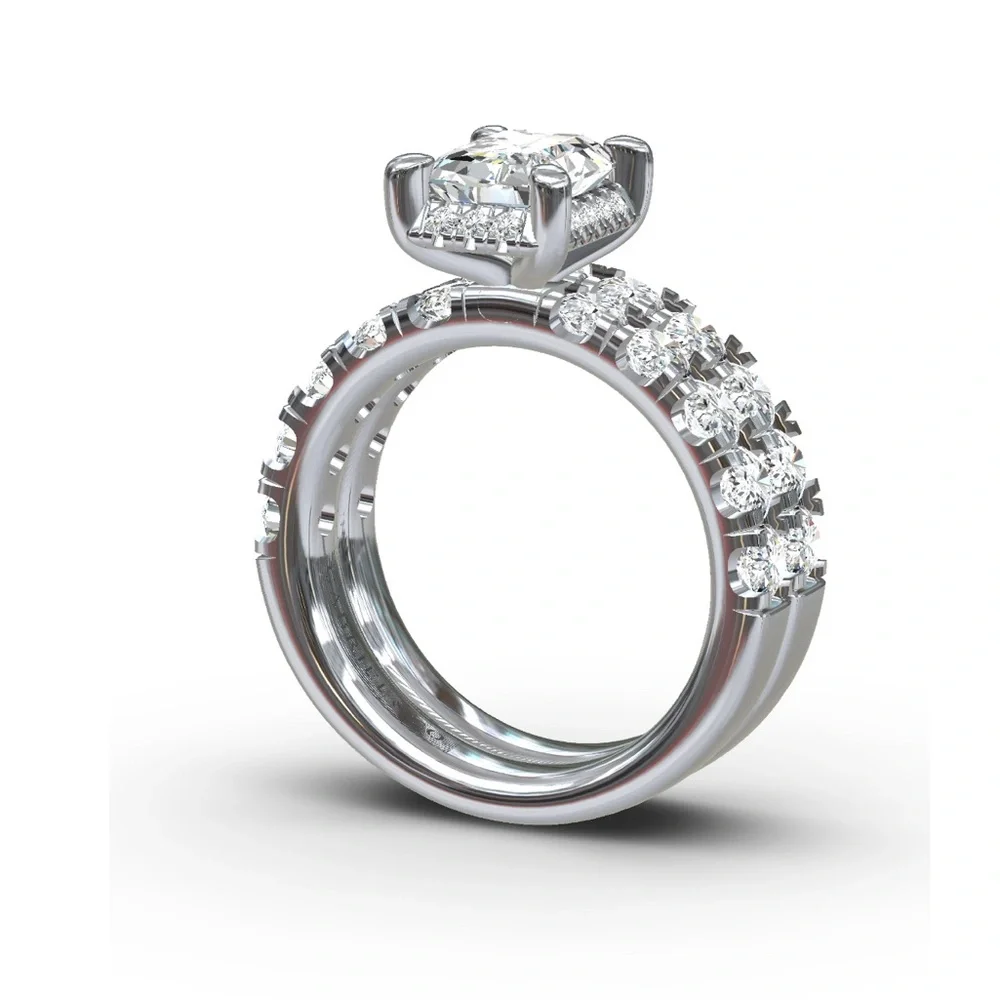 Diamond Engagement ring - Picture 3 of 5